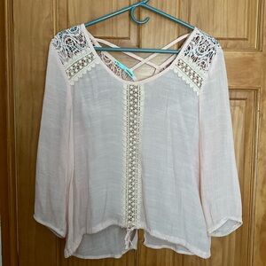 Blush pink dress shirt